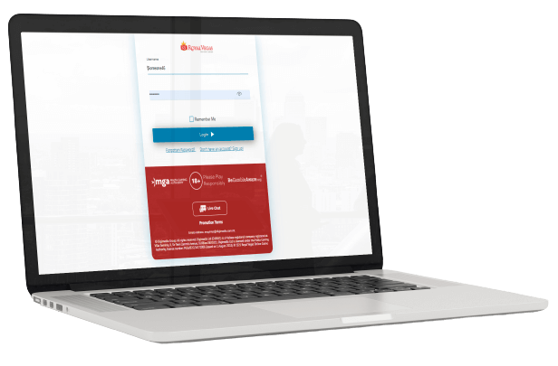 Royal vegas casino login process