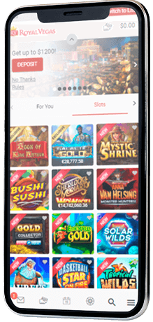 Play online casino slots at mobile phone