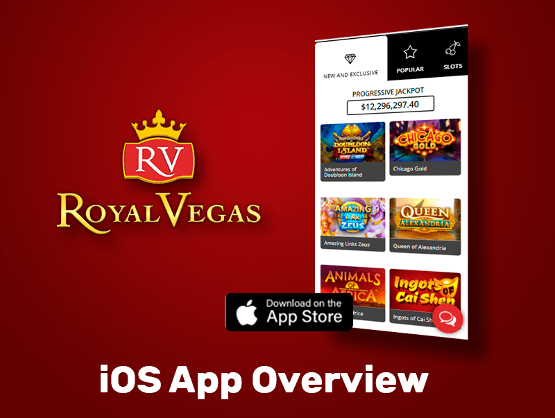 Characteristics of Royal Vegas App for iPhone